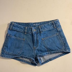Jack Wills “The Bagley” Jean Shorts in Blue